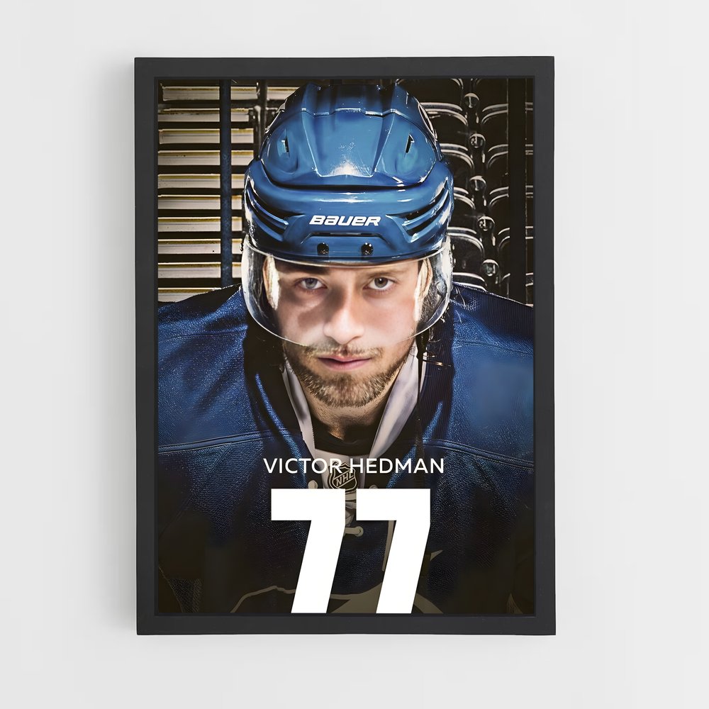 Poster La Force de Hedman – affiche Hockey sur glace (vue 2)